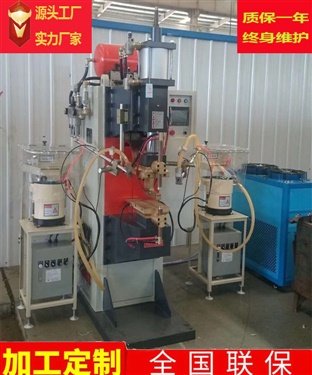 雙頭自動送料螺母中頻點焊機(jī) 鈑金螺母點焊機(jī) 